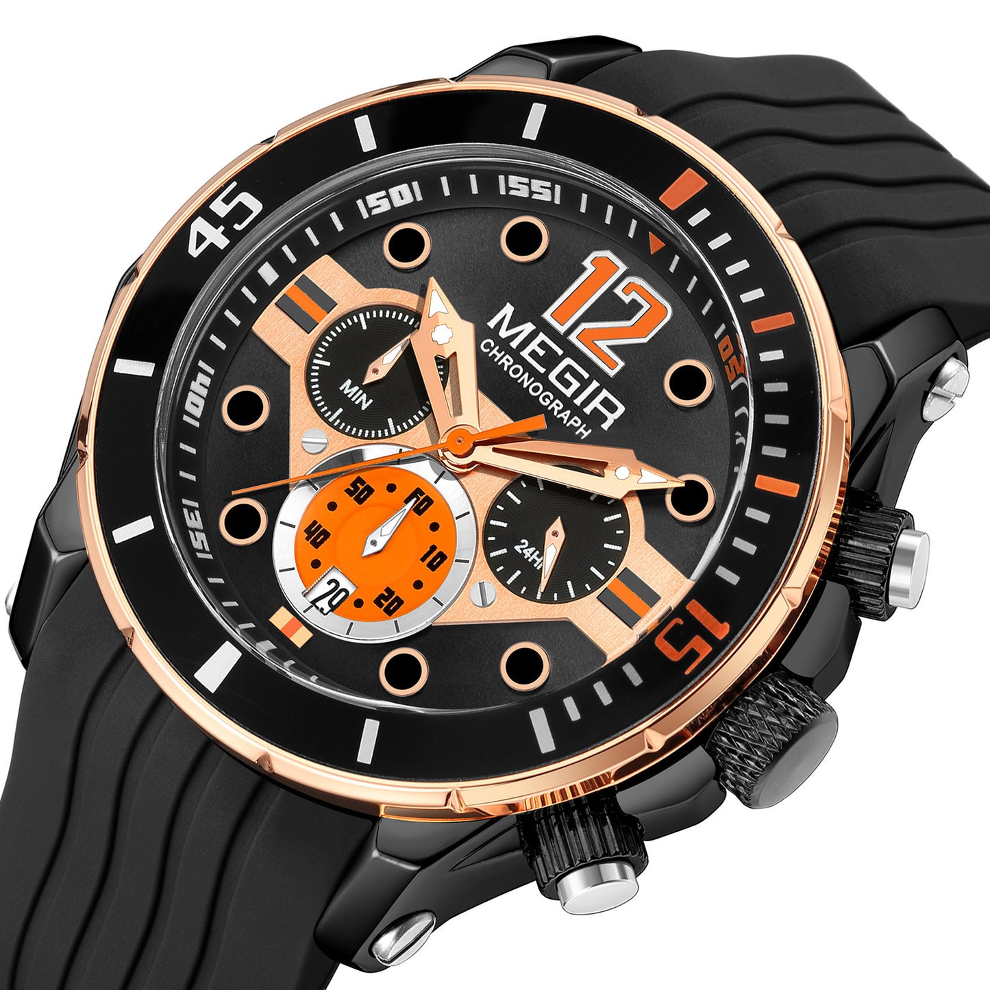 MEGIR Men Sport Military Watches Luminous Waterproof Male Chronograph Clock Luxury Casual Big Dial Wrist Watches Reloj Hombre-10